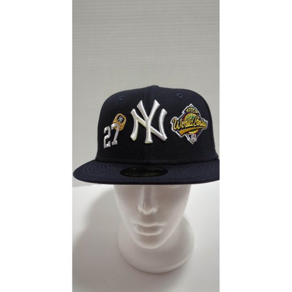 New Era Other - New Era New York Yankees World Series 59Fifty Fitted Hat - Navy Blue 7 1/8